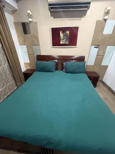 Pure wooden king bed for sale