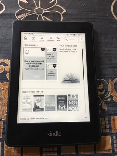 Amazon Kindle Paperwhite 6th gen ebook reader