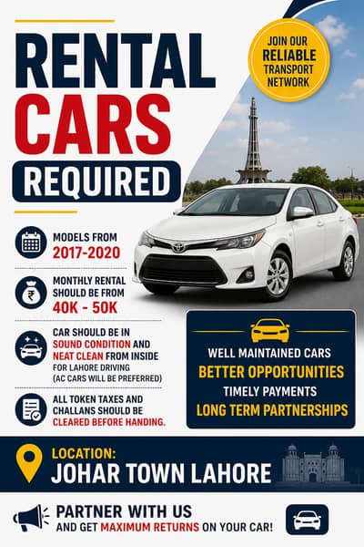 Requred Suzuki Alto On montly Rental