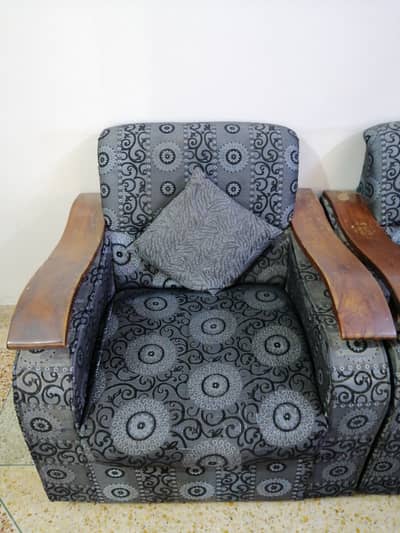 2 Sofa Sets of 7 Seats, total 12 seats