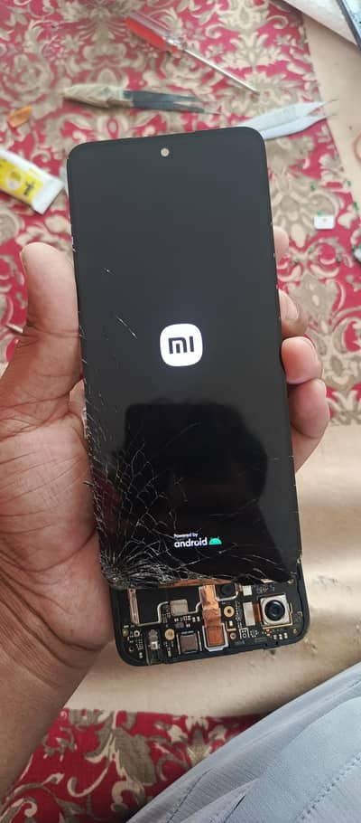 mi 12. Redmi. glass break oroginal screen pullout for sale ok display