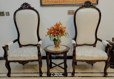 Chinioti Carved Bedroom Chairs