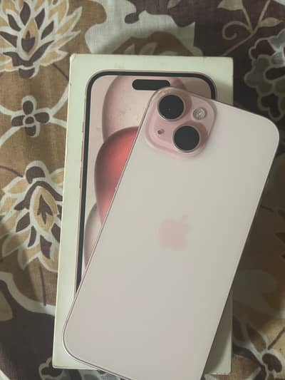 I phone 15 with box  exchange possible 