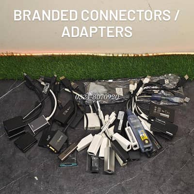 Branded Dell HP Type C To Ethernet HDMI VGA DP Connector / Adapter