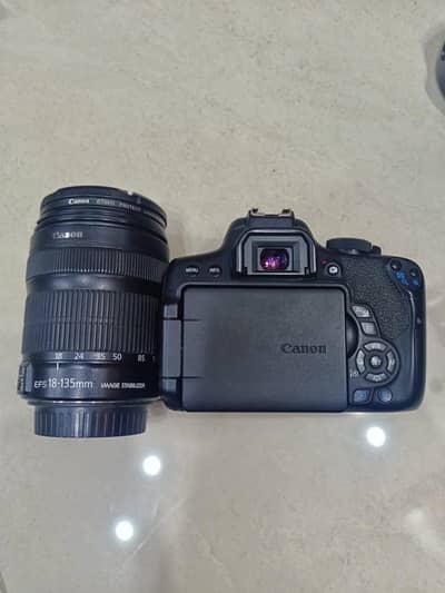 Canon 750D with 18-135 zoom lens apika flash
