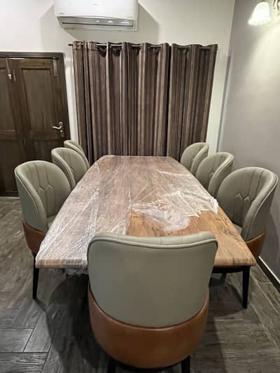Wooden Dining Table – 8 Seater