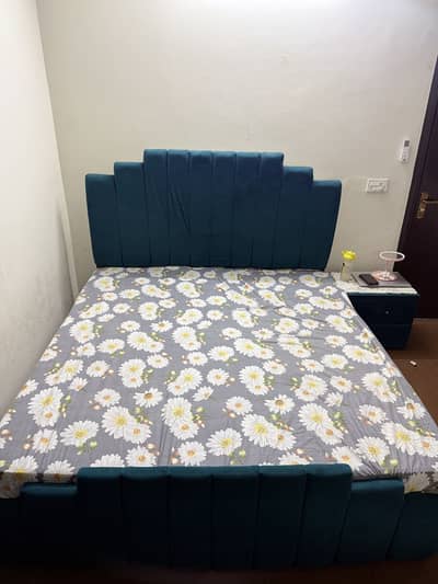 Bed without mattress