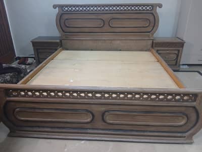 Double Bed Solid Wood Size  (72×78)