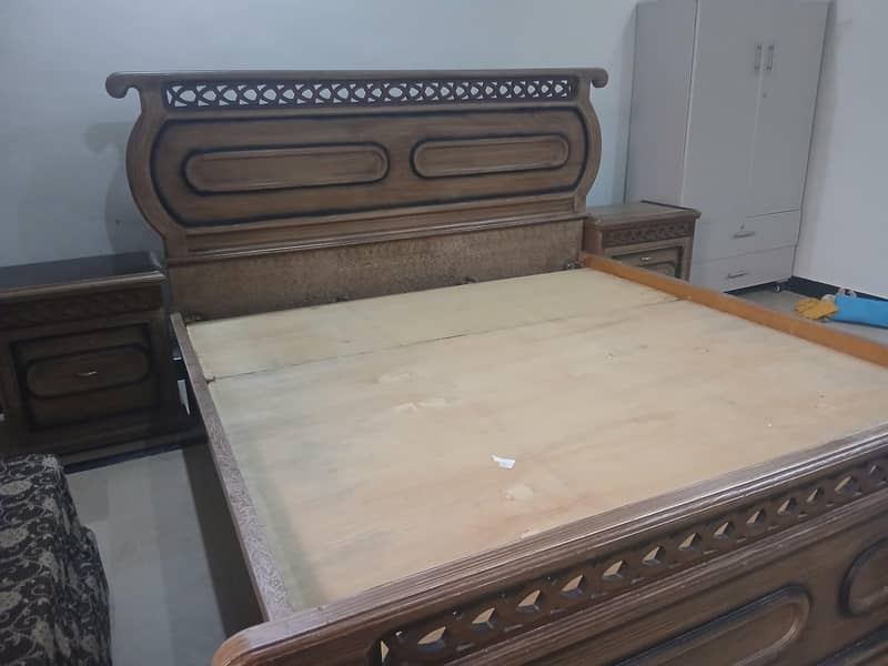Double Bed Solid Wood Size  (72×78) 1