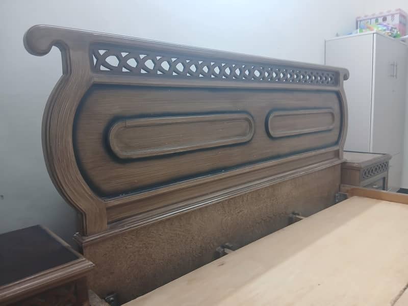 Double Bed Solid Wood Size  (72×78) 4