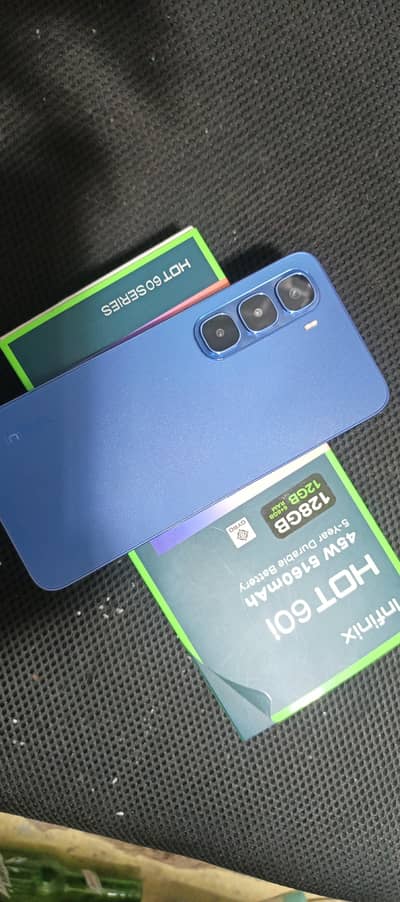 infinix hot 60i with box waranty one hand used only call