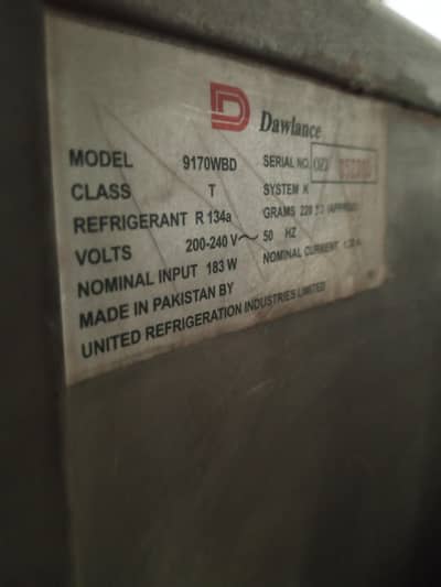 Dawlance Refrigerator