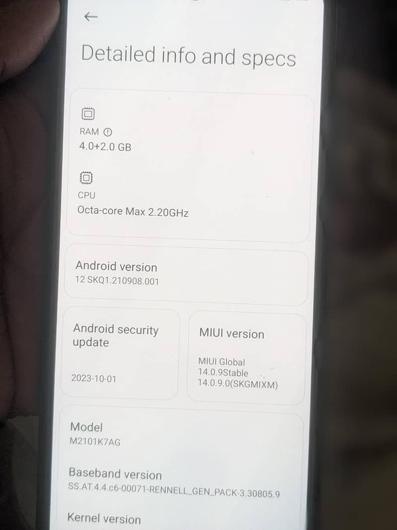 Redmi note 10 7