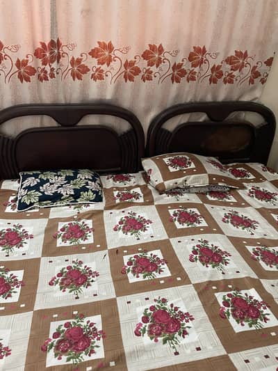 2 single bed 3.5 foot by 7 foot