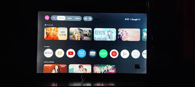 Haier 55" UHD just box open complete warranty