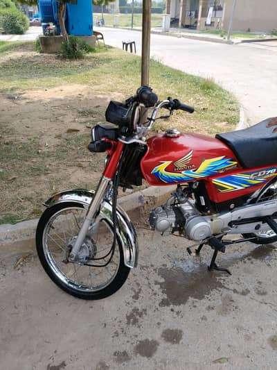 Honda CD 70 2021 Red For Sale