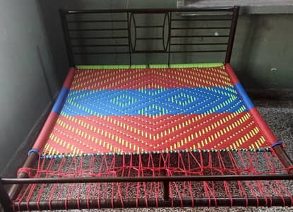 iron charpai bed king size 6ft/5ft 0310-0049640 WhatsApp
