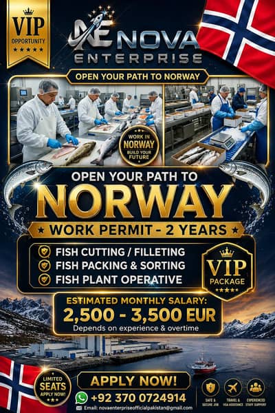 Europe 2-Year Work Permit |  Norway & Italy