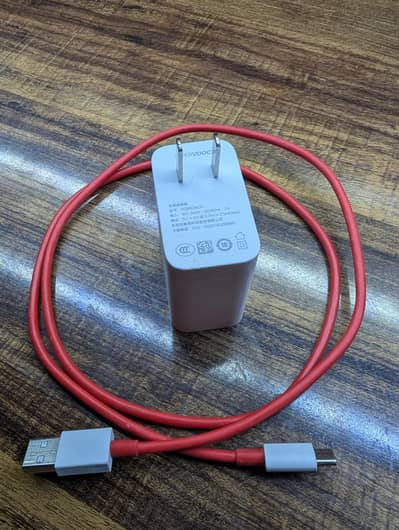 OnePlus SuperVooc 80w Original Charger with Cable