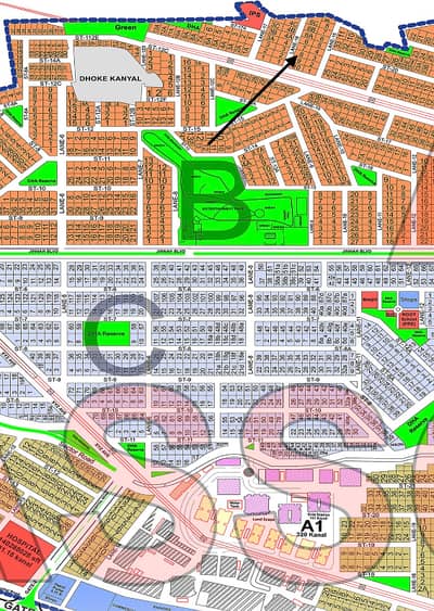 500 sq yds plot sector B DHA Phase 2 Islamabad for sale