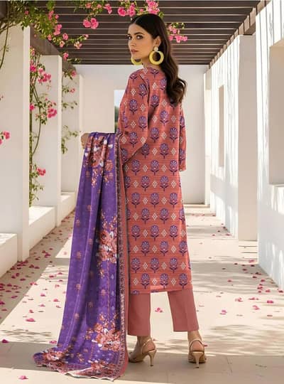 lawn 3 pc suit set