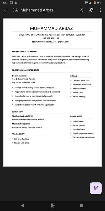 Need job