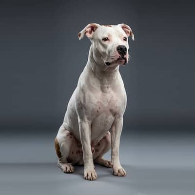 Male Pitbull (White)