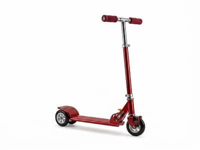   Red Kick Scooter for Kids – Smooth Ride | Budget Deal