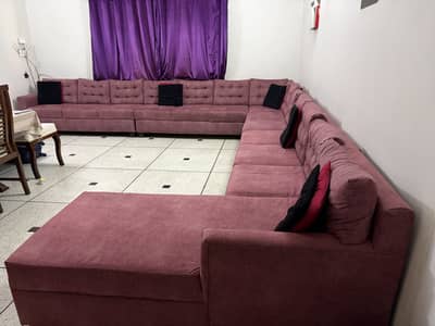 15 Seater L Shaped Sofa With Day Bed