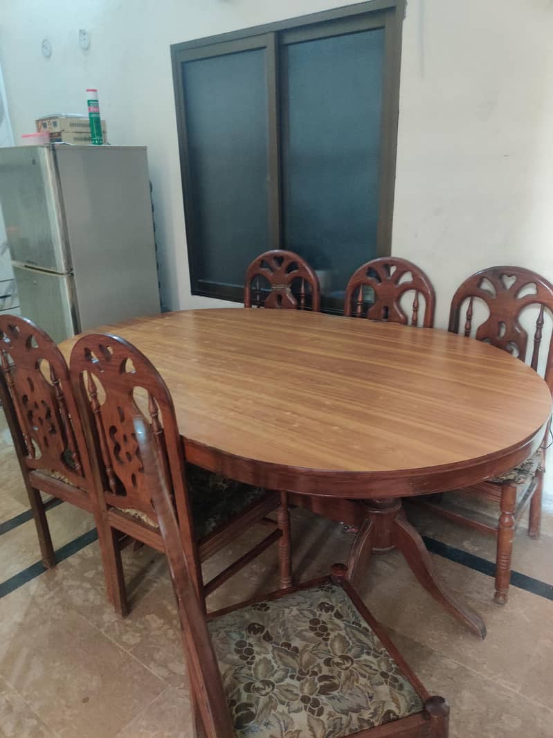 Dining table 6 chairs 6