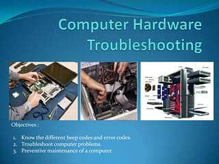 computer hardware and software and plus networking troubleshooting