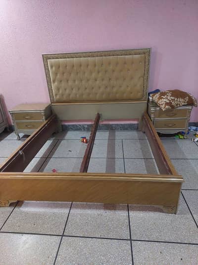 bed set wooden