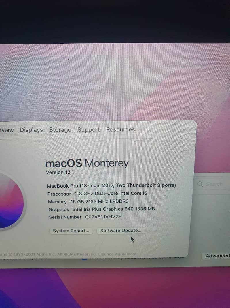 MacBook Pro 2017 4