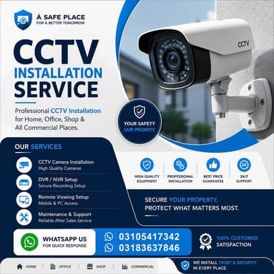 CCTV Camera Installation Service | Home & Office Security