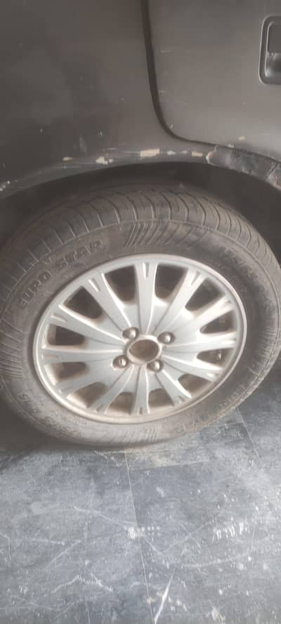 15" alloy rims with tyres echange with 14"or 13"