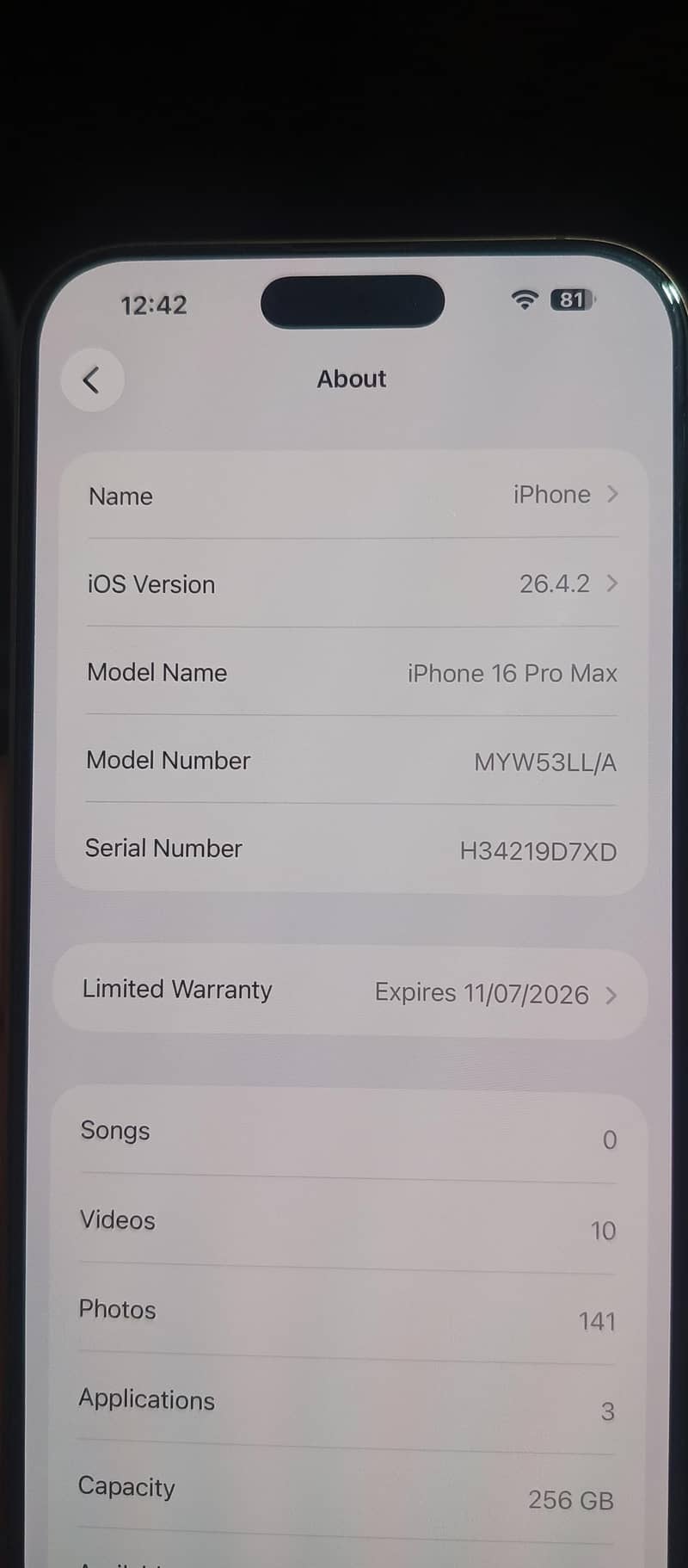 Iphone 16 Pro Max JV 5