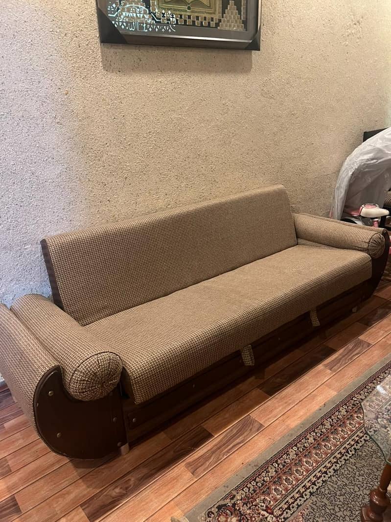 5 seater sofa com bed 0