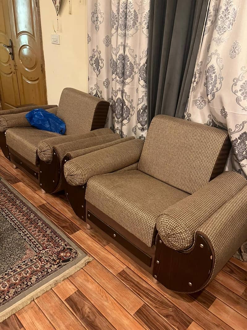 5 seater sofa com bed 5