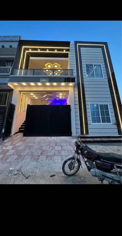 Al Raheem city paradise civil hospital road New brand Spanish 4 marly double story house for sale