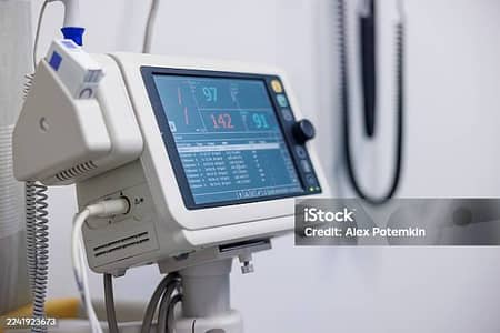 Medical equipments including hospital beds, oxygen cylinder,