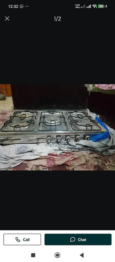 National 5 Burner Stove New