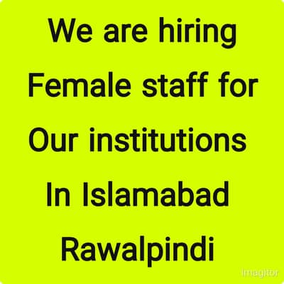 Lady staff Nurses,Phsiotherapist ,Marketing ,equired