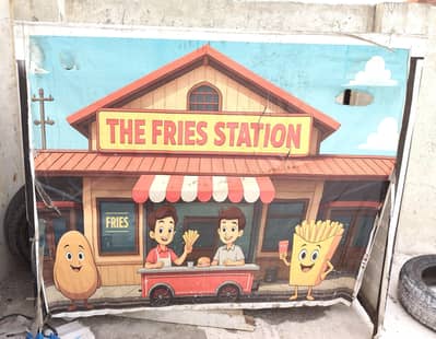 Burgers and Fries Counter for Sale