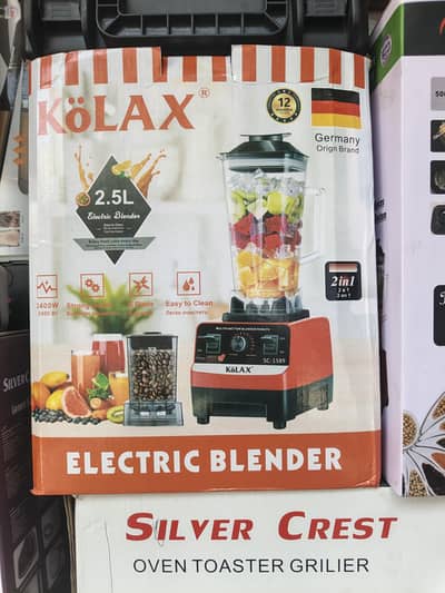 KÖLAX 2-in-1 Heavy Duty Electric Blender (2400W / 2.5L)