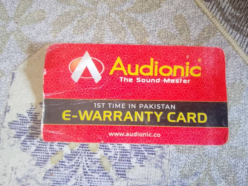 Original Audionic Speaker Full Size 8