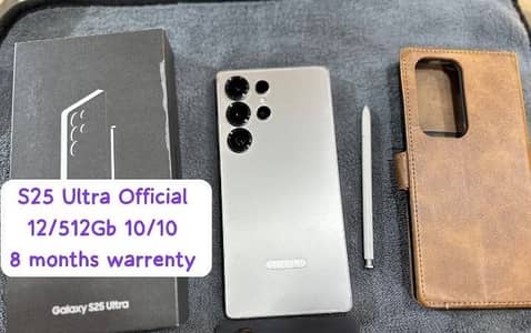 S25 Ultra 12/512 official approve PTA 7montha warranty origional box