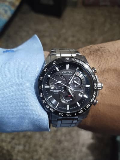 Citizen Eco Drive e650 Radio Controlled, Titanium Wrist Watch for Men