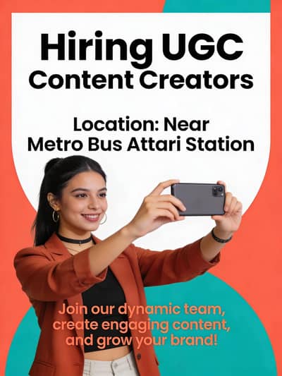 Female UGC Content creator
