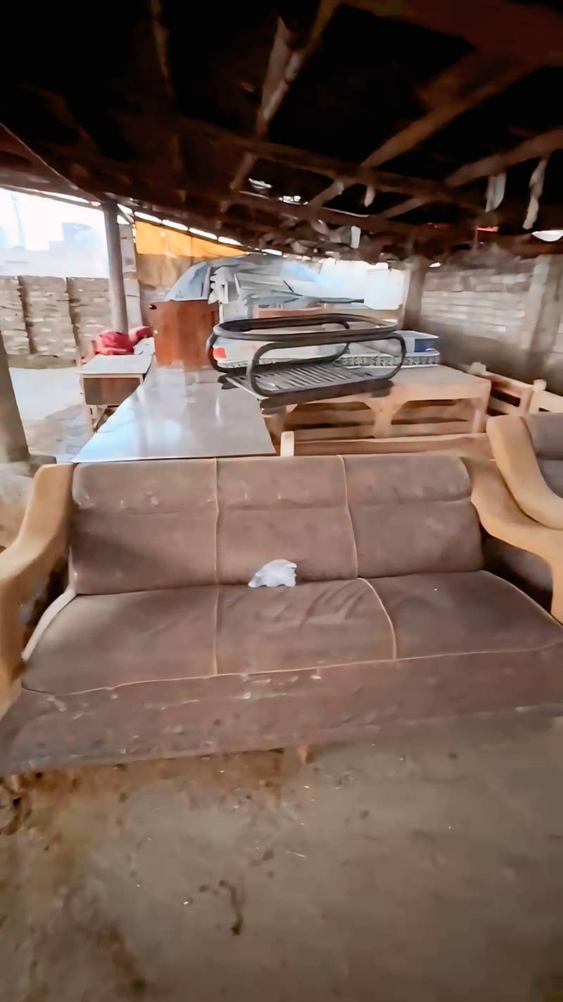 Sofa Set & Bed + metrix  +  Cabinets +  table  + Bed 3