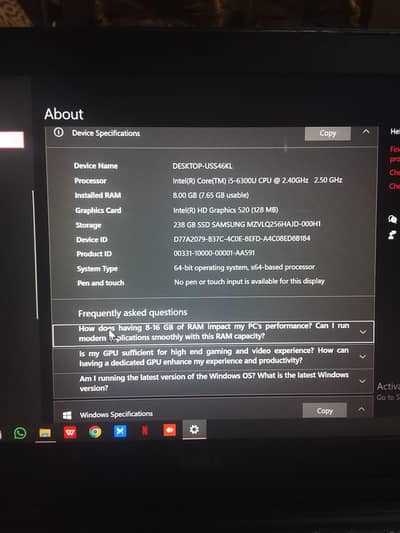 Core i5 6th generation